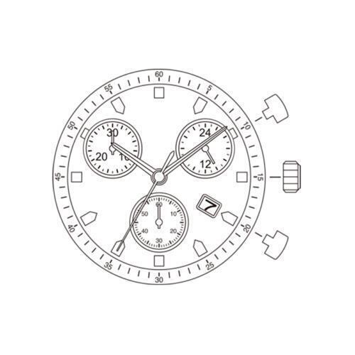 Miyota JS05 Japan Quartz Movement