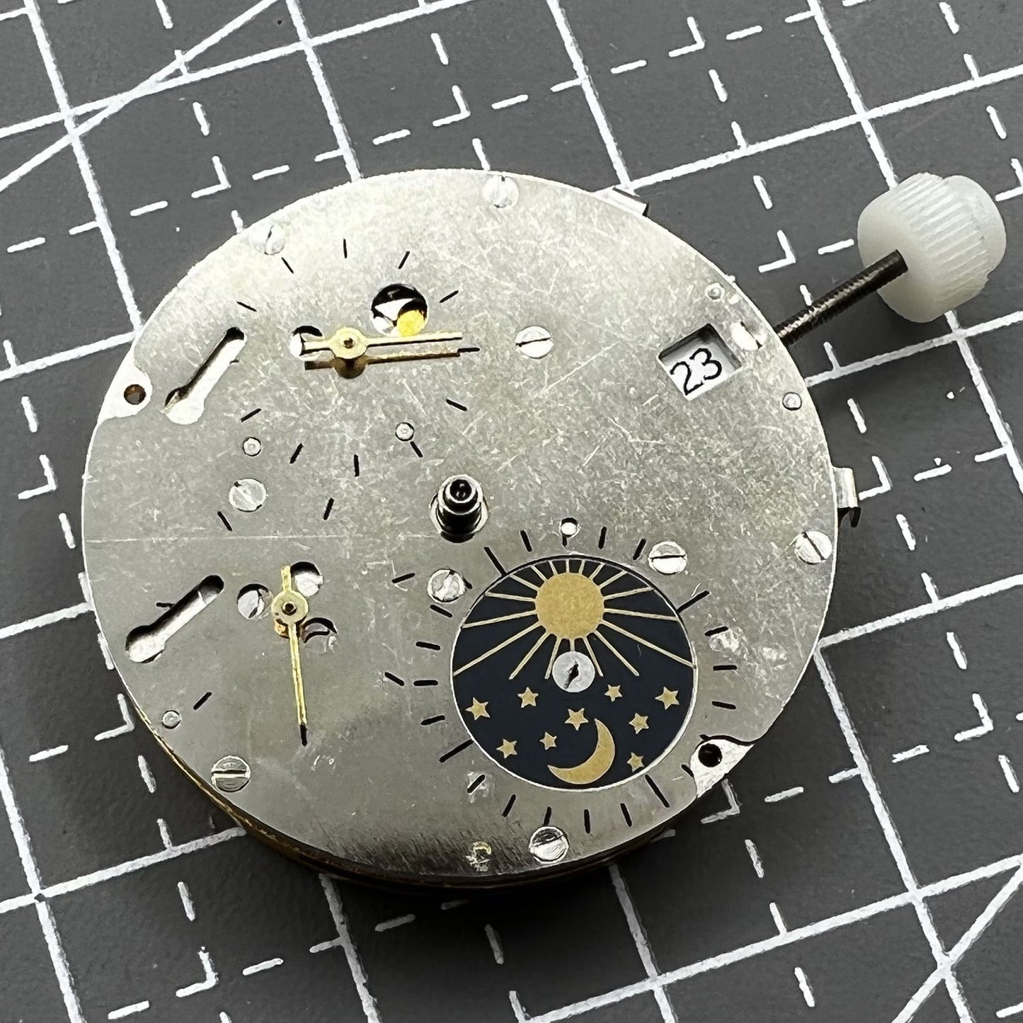 Mingzhu mechanisches Uhrwerk mit kleiner Sekunde bei 6, 9 und 12 Uhr, pr�zises Automatikwerk