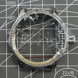 44mm Watch Case Stainless Steel Case for 6498 Seagull ST3600/ST3621 or ETA 6497