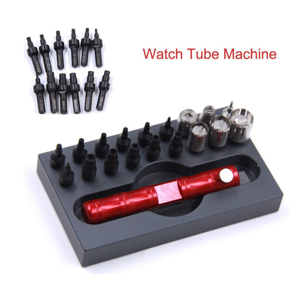 Watch Crown Tube Tool Remove And Install Pusher Battery Case for