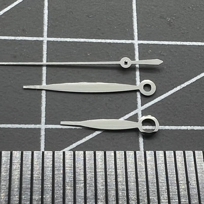 Silver 8x11.5x11.5mm watch hands for ETA 2892, 2836, 2824 movements.