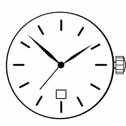 Hattori Epson TMI VJ14 VJ14B Watch Quartz Movement Date At 3/6 Japan Made