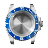 40MM Sapphire Glass Watch Case 316L Stainless Steel Watch Case for NH35 NH36