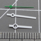 1 Set/Pack 10mm Green Second Hand Watch Hands for Miyota 7T35 Quartz Movement
