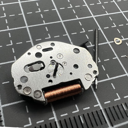 2 Stück Miyota 2033 Quarz Uhrwerk mit hohem Pinion H5 und Uhrenwelle