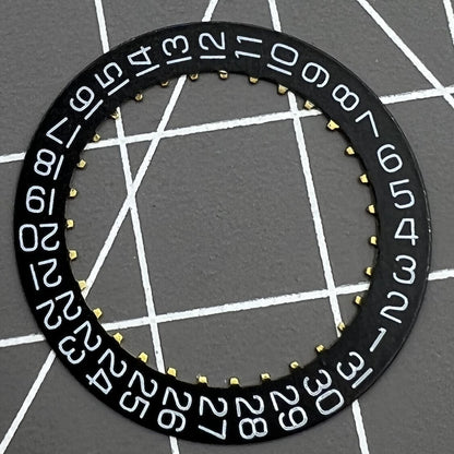 Generic China Made 2824 black date disk wheel for ETA2824 watch movement replacement