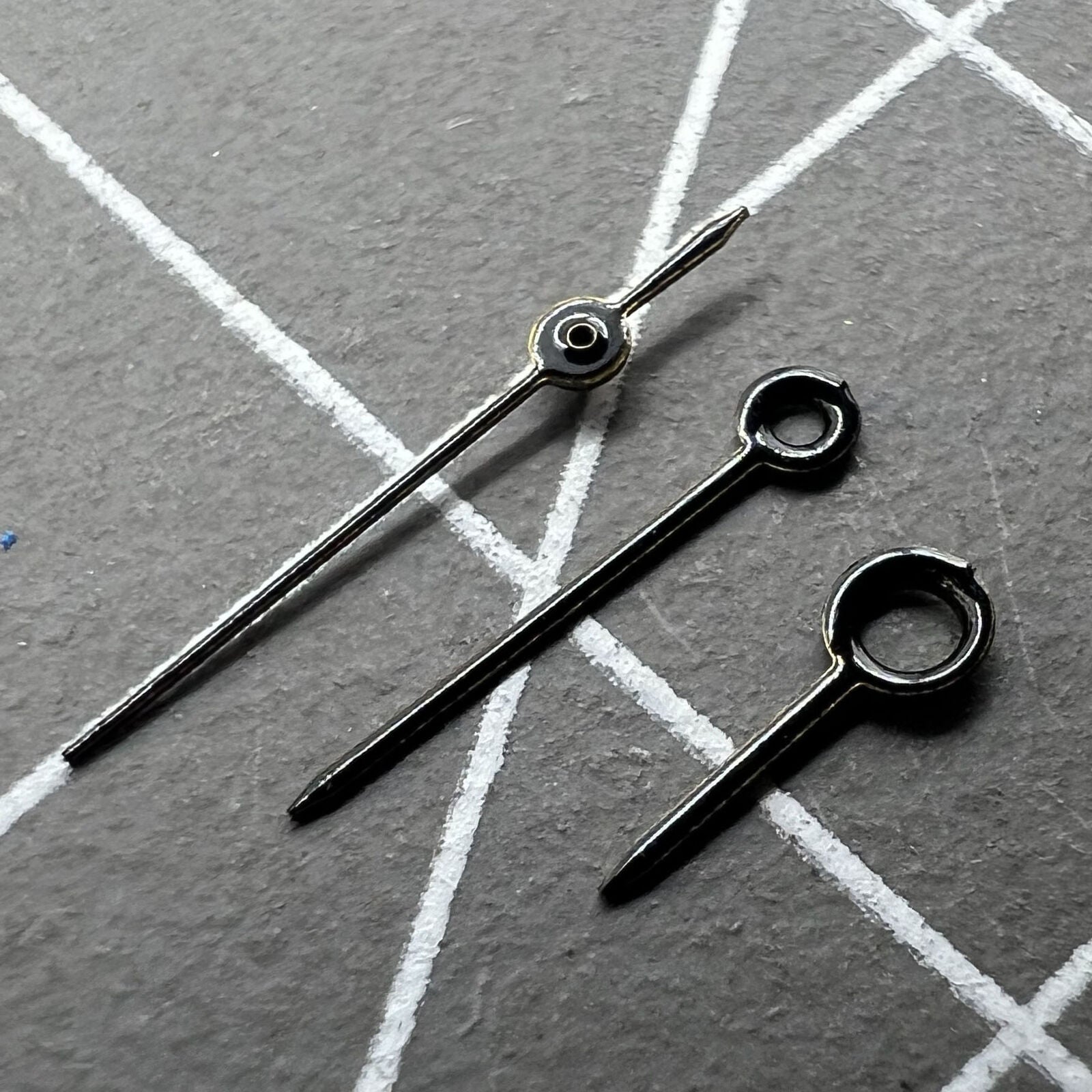Black set of watch hands for Miyota 2035 movement, sizes 11mm, 9mm, 6mm, brand NO.1304.