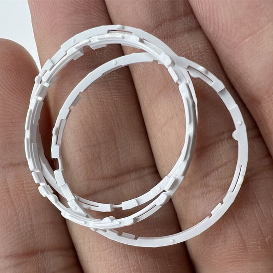 Plastic cushion mount spacer ring for Miyota 9015 watch movement by Generic, enhances case fit and stability.