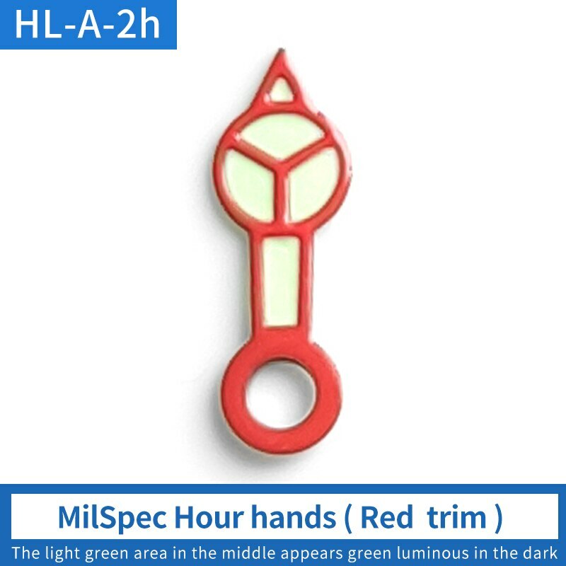 Luminous hour hands for SKX007 and SKX009 watches, compatible with 7s26, 6r15, NE15 movements.