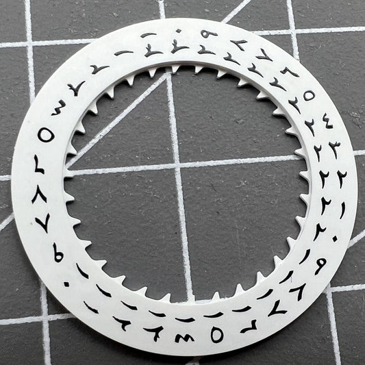 Arabic date disk wheel crown at 3 o'clock for NH35 automatic watch movement, precise mechanical component