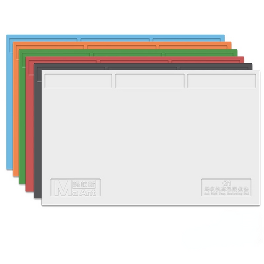 Tapis isolant en silicone résistant à la chaleur 300 x 500 mm pour réparation de montres, outil de soudage 