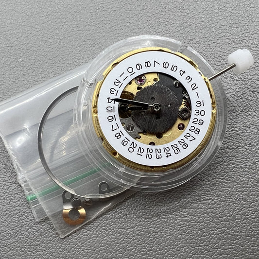 Hangzhou 6460 mechanical watch movement with GMT function, precise ETA 2836 replacement part.