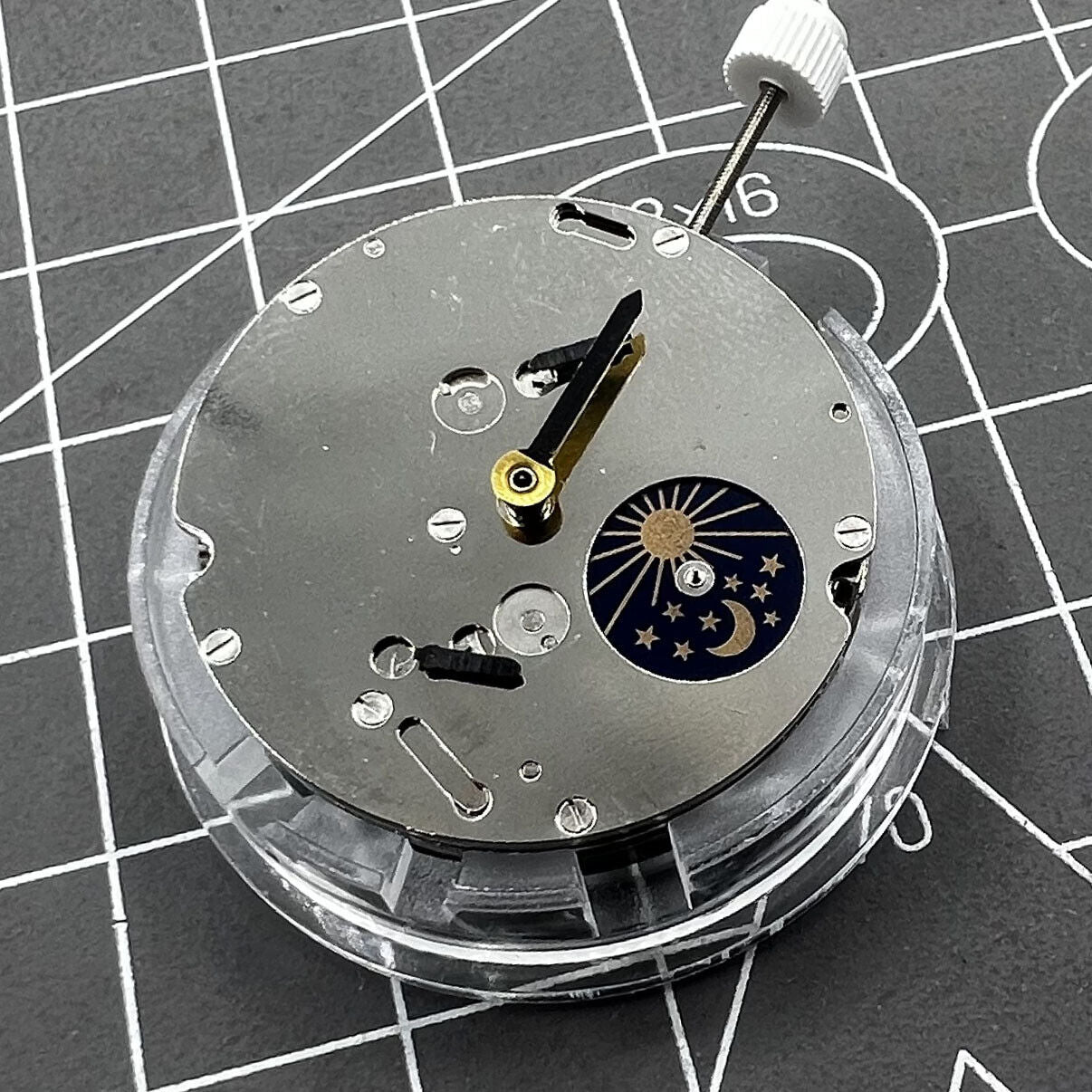 NN2813 automatic watch movement replacement, compatible with 8215 & 8200 models, precise mechanical parts.