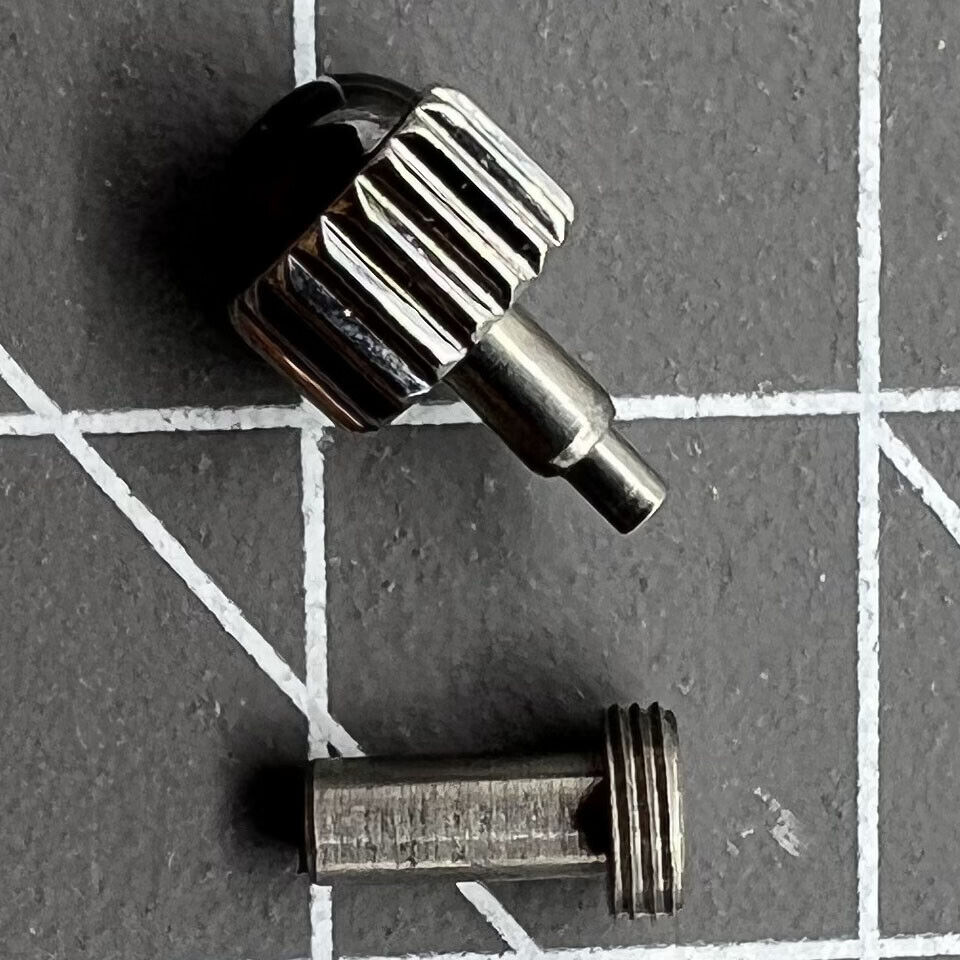 Ceramic crown replacement for J12 watch, compatible accessory by Generic brand, durable and precise.