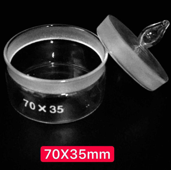 Benzine Oil Cup Dust Free for Watch Repair Glass Cylinder Petri Dish Washing