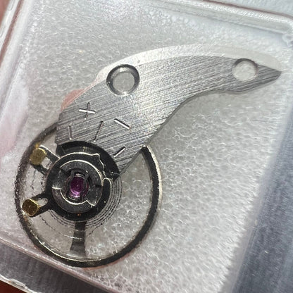 Complete balance wheel with splint for Miyota NH35 NH36 movement, Japan-made precision watch part by Miyota.