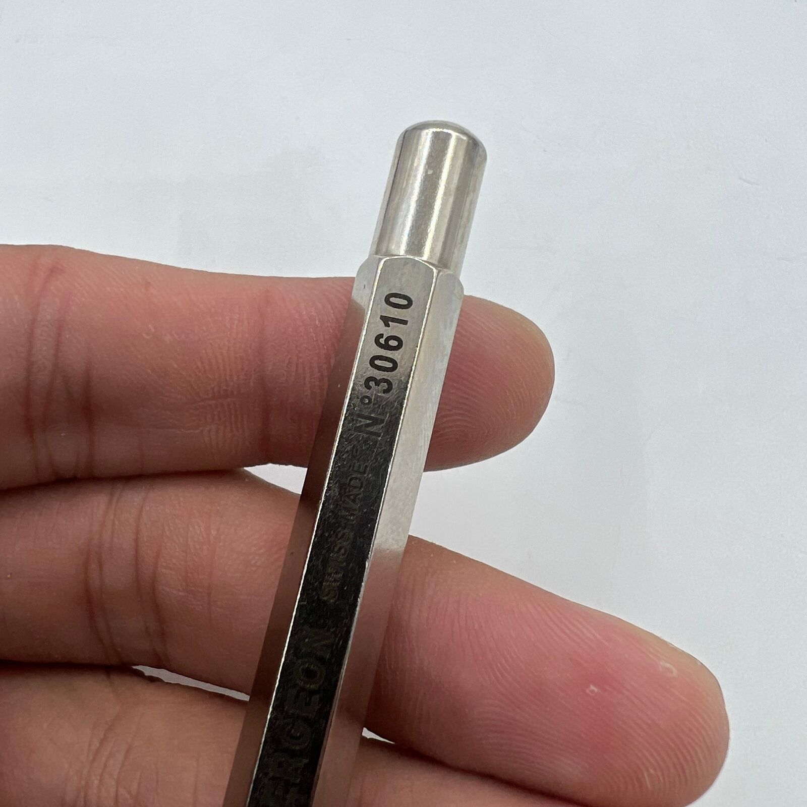 Bergeon 30610 DI 1.50mm barrel arbor holder for precise watch repairs by Bergeon.