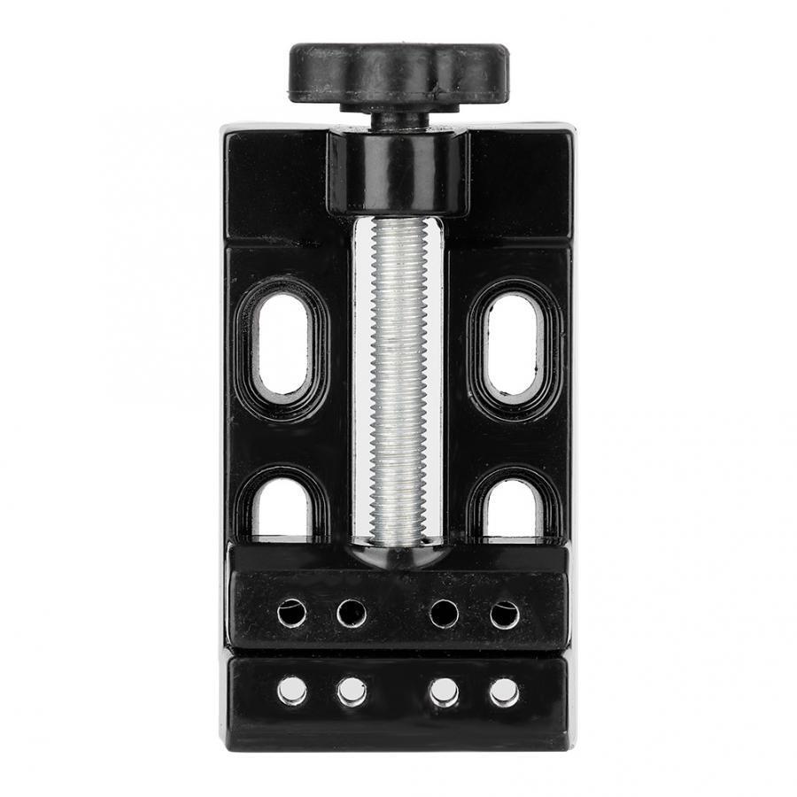 Mini electric drill with flat vice clamp, ideal for jewelry making and detailed craftwork.