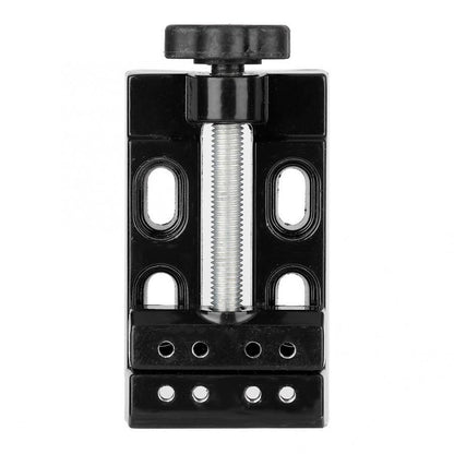 Mini electric drill with flat vice clamp, ideal for jewelry making and detailed craftwork.