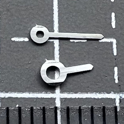 2 Sets Pack Silberfarbene Zeiger Uhrzeiger für Ronda 751 Quarzwerk P1 H6 NO1