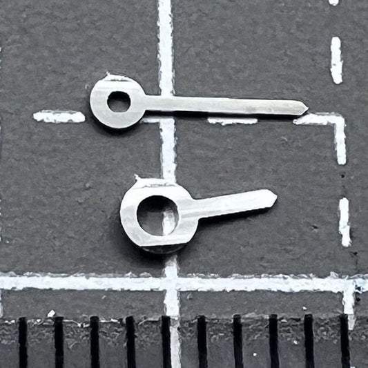 2 Sets Pack Silberfarbene Zeiger Uhrzeiger für Ronda 751 Quarzwerk P1 H6 NO1