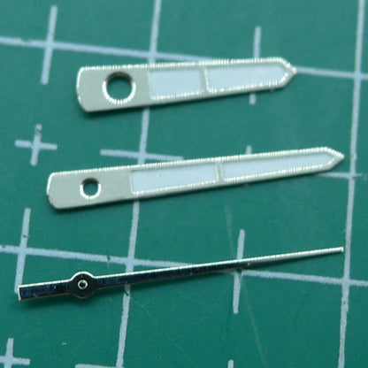 Arrow shape 12mm watch hands set by Wholesale, compatible with Miyota movements 2315, 2035, precise fit and style.