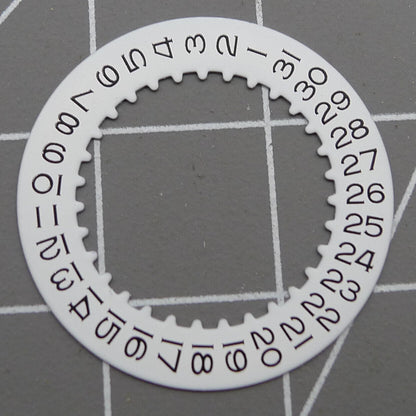 White date disk wheel for RLX 3235 watch movement, essential replacement part for accurate date display.