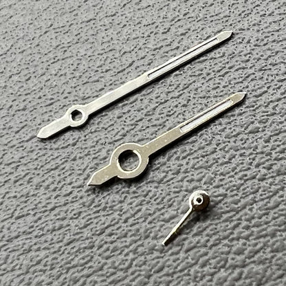 2 Sets 11mm Silbergrüne Leuchtzeiger für Miyota 1L45 Uhrwerk Pack