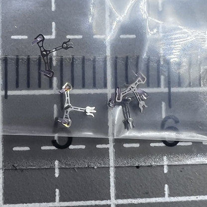 2 Stück Gabel für Palette passend für Movement Seiko NH35A