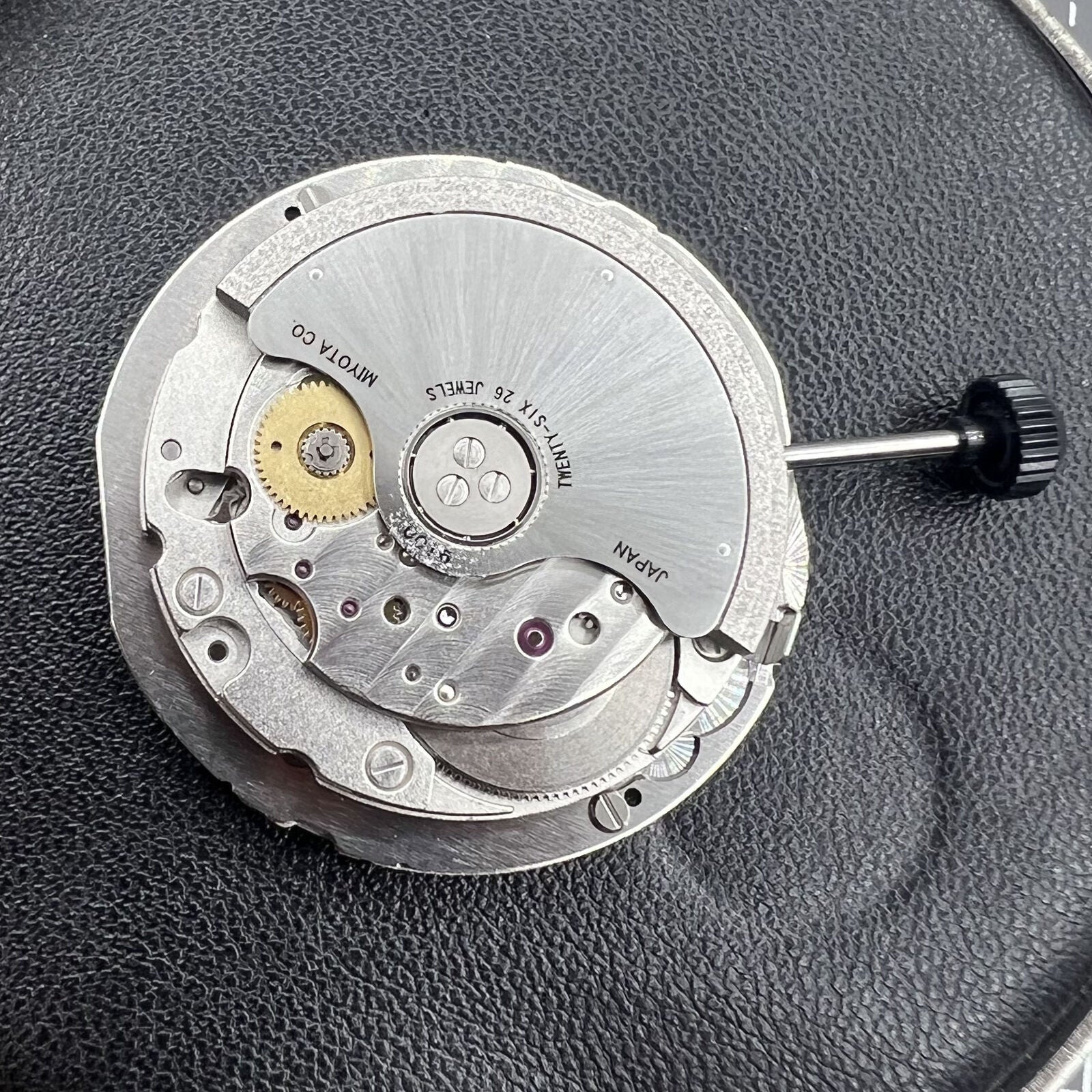 Miyota Citizen 9100 automatic mechanical movement showcasing precise timekeeping for watch enthusiasts