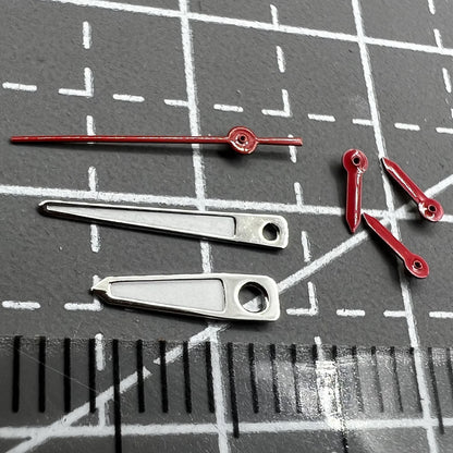 13mm Pointed Red Second Hand Watch Hands Set for Miyota OS10 OS20 OS60 OS80