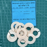 #AC-676-7.75 12 PIECES 1 Ligne Sizes Movement Case Spacer Casing Ring Holder