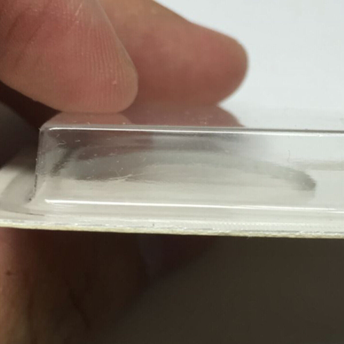 Square glass replacement for AR0143 watch, durable repair part, ensuring clear view and protection.