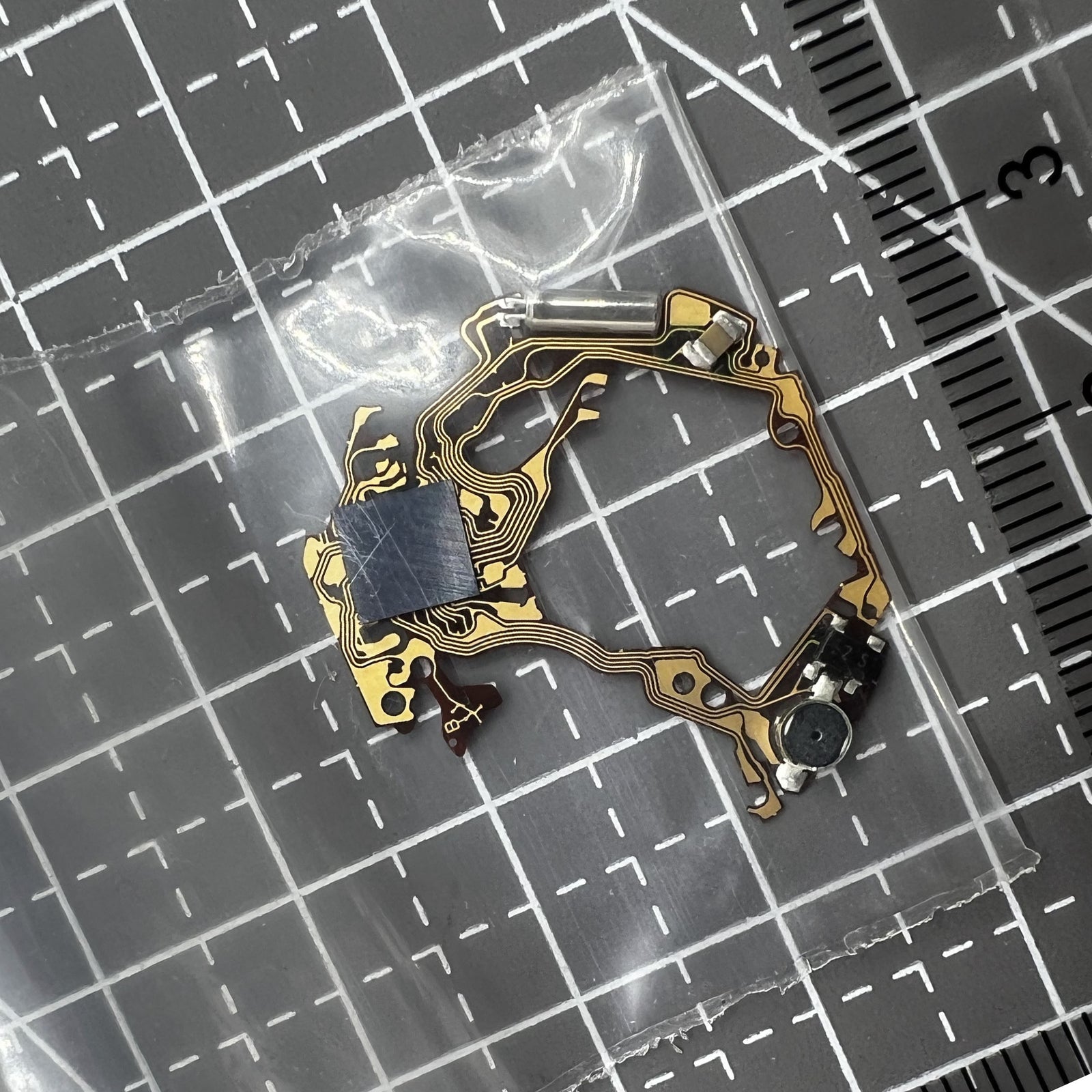 Seiko 5T52B quartz watch movement circuit board for precise timekeeping accessories.