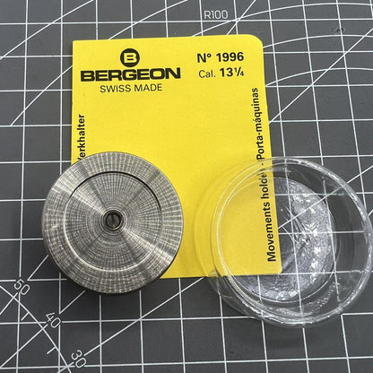 Bergeon 1996 13 1/4 Watch Movement Holder with Adjustable Hollow Center Screw
