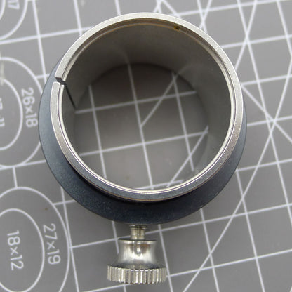 Reversible ETA 7750/7751 movement holder with knob for watch repairs. Durable precision tool.