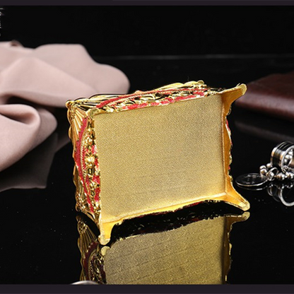 #0319 Boîte à bijoux rectangulaire rétro rose vert/rouge Coffre à bijoux Coffre à bijoux