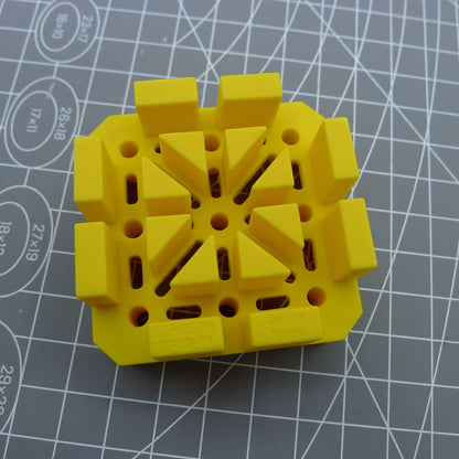 Bergeon 6744-P1-S flexible watch bracelet holder block for precise Swiss watch repairs.