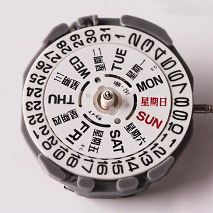Hattori Epson TMI VJ23 quartz watch movement, Japan-made, precise timekeeping for watch accessories.