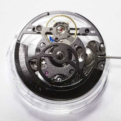 China Made LB20 Hollow 3 Zeiger Schwarz Automatisches mechanisches Uhrwerk Uhrenteil