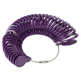 Plastic Finger Ring Sizer Ring Mandrel Stick Finger Gauge Jewelry Measuring Tool