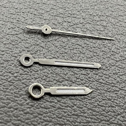 2 Sets Silbergrün Leuchtende Quadratische Zeiger Ersatz für Miyota 6M12 Uhrwerk