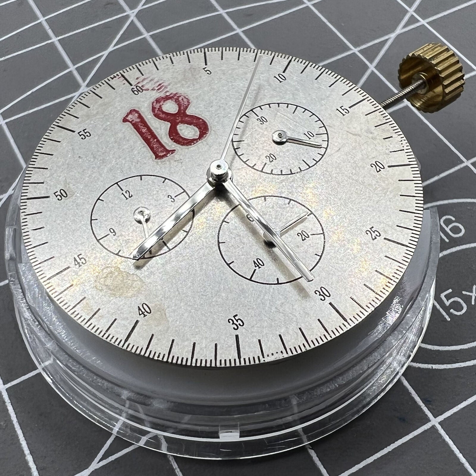 SL4801 multifunctional automatic watch with mechanical movement, small second subdials at 3, 6, and 9 o?clock