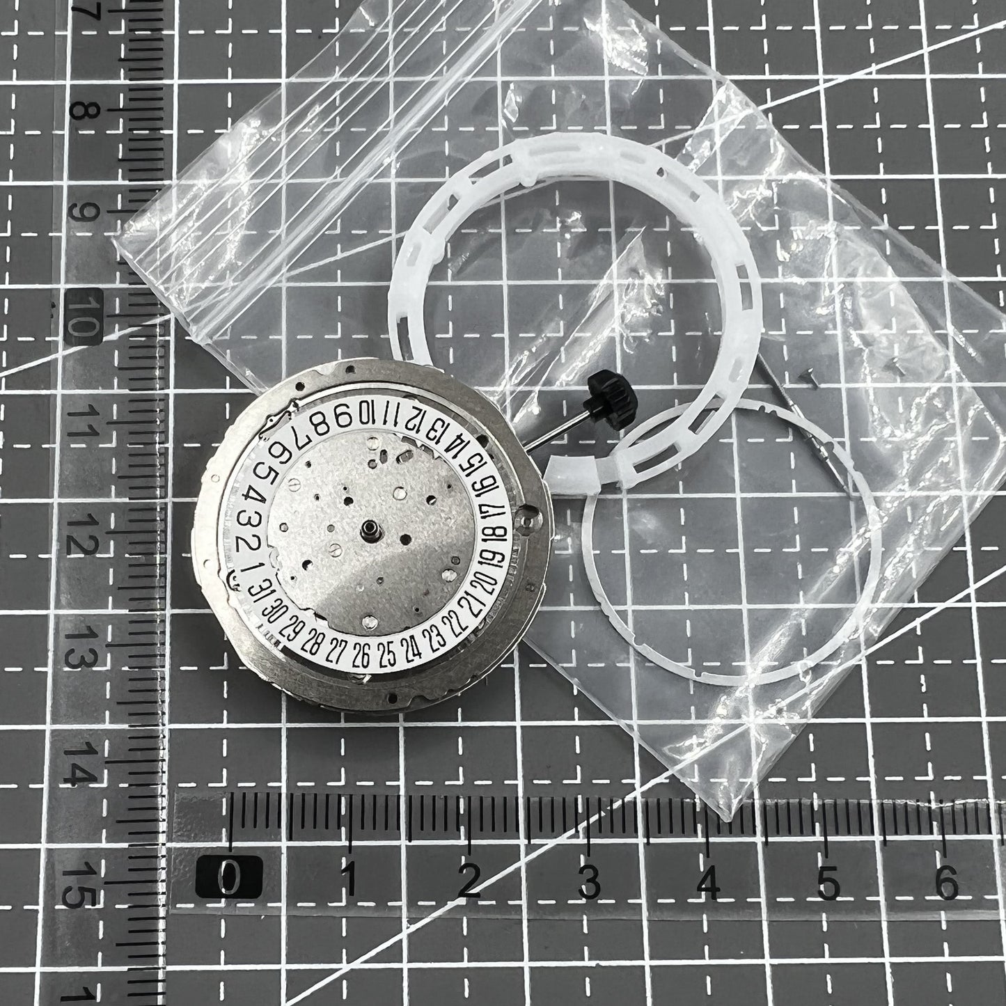 Automatikwerk Miyota 9130 Mechanisch Datum bei 6 Uhr Position