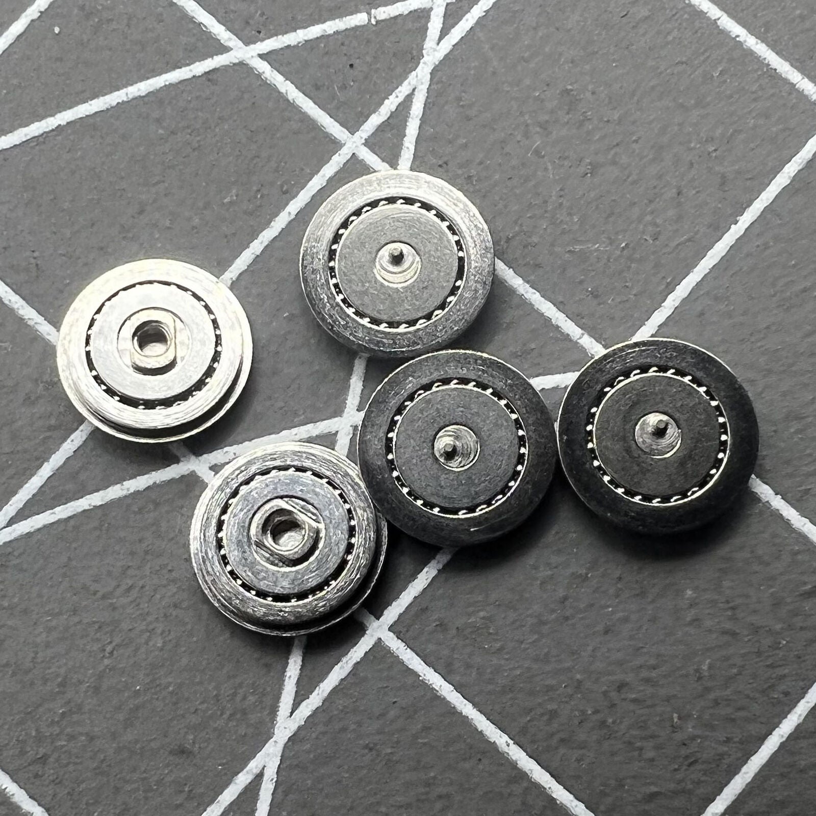 Close-up of Ball Bearing Replacement for 46941 46943 watch movements ? precise spare part.