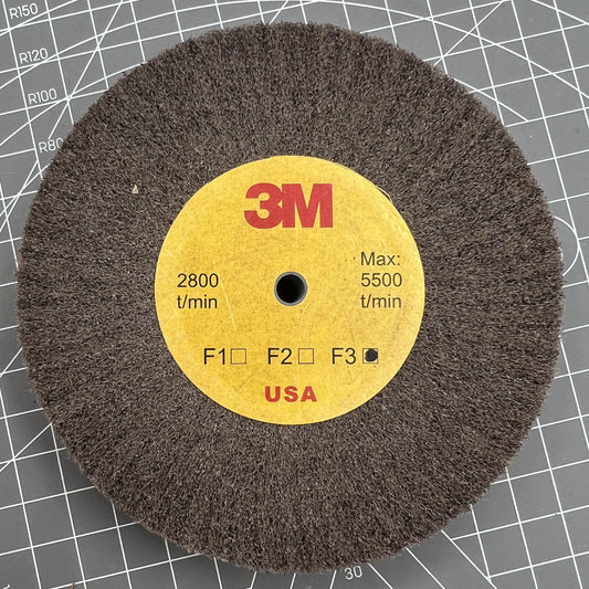 3M Grain Abrasive Wheel with Aluminum Oxide for precision polishing, compatible with Bergeon 6085-F3 tools.