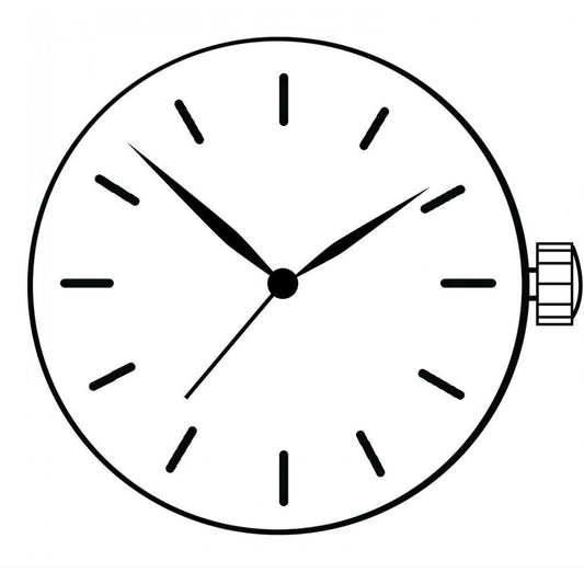 Set of 5 Hattori Epson AL20 quartz watch movements, precision Japan-made parts for watch repair.