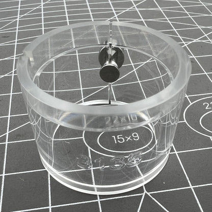 Transparent watch movement holder for RLX3135 movement, secure fit watch accessories.