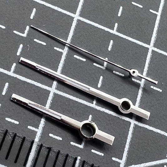 2 Sets/Pack Rose Golden Trim Green Lume Hands for Miyota 8285 Fit 31mm Watch