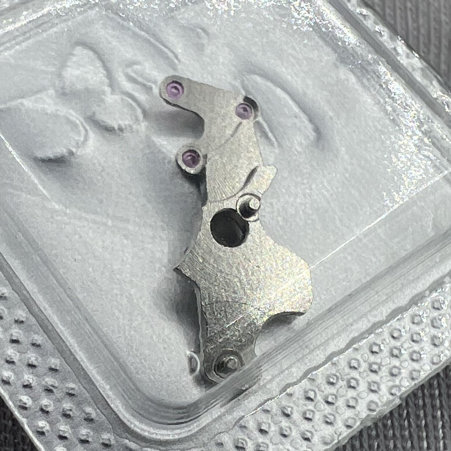 Ref.110 Train wheel bridge spare part for ETA 2892 movement, precision component for watch repair.